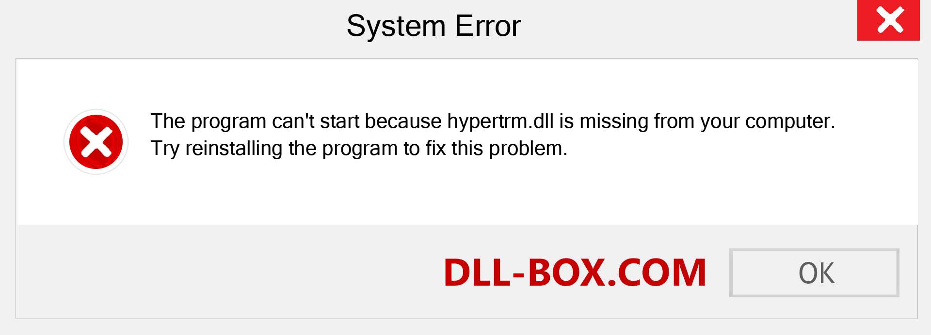  hypertrm.dll file is missing?. Download for Windows 7, 8, 10 - Fix  hypertrm dll Missing Error on Windows, photos, images