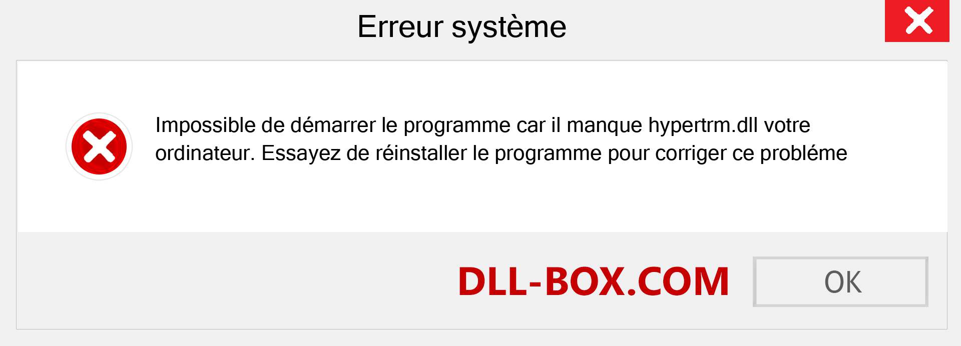 Le fichier hypertrm.dll est manquant ?. Télécharger pour Windows 7, 8, 10 - Correction de l'erreur manquante hypertrm dll sur Windows, photos, images